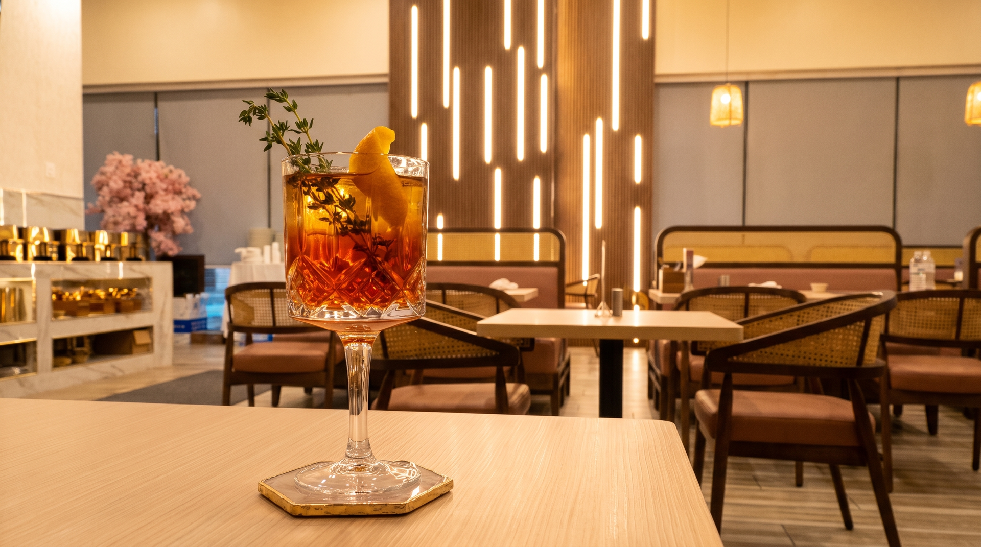 Cocktails crafted with intention